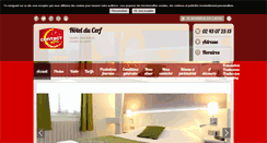 Desktop Screenshot of hotel-du-cerf-53.com